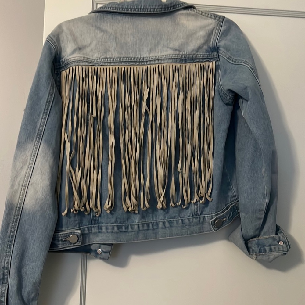 Fringe Jean jacket